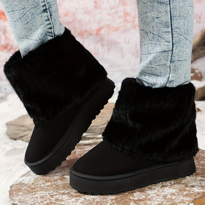 Cozy Platform Winter Boots