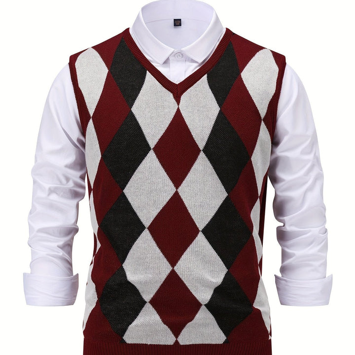 Classic Argyle Sweater Vest