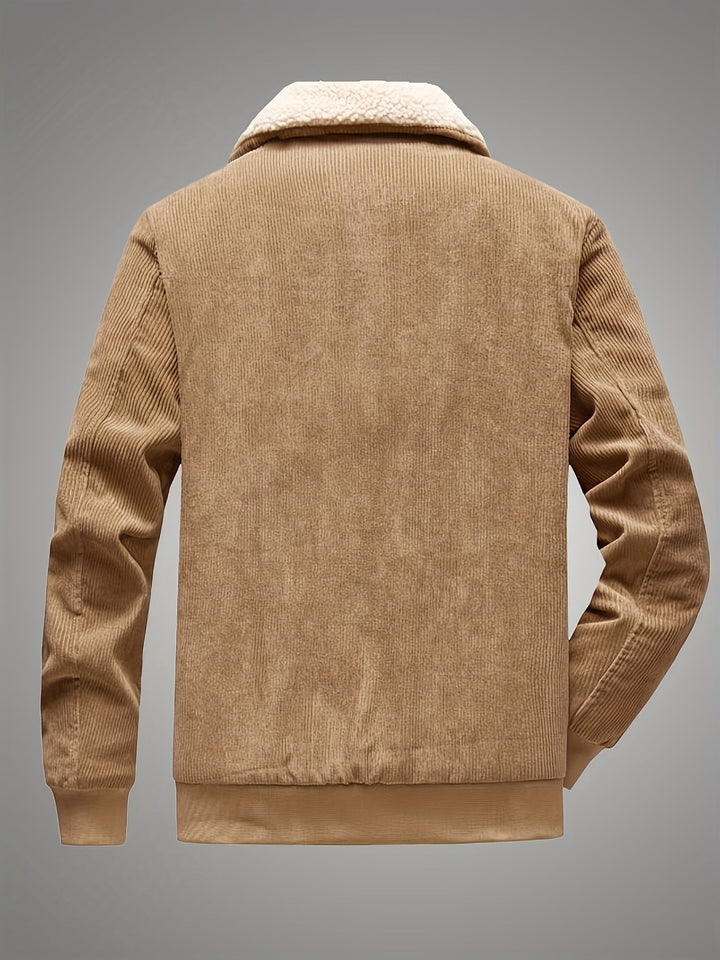 Cozy-Lined Workwear Jacket