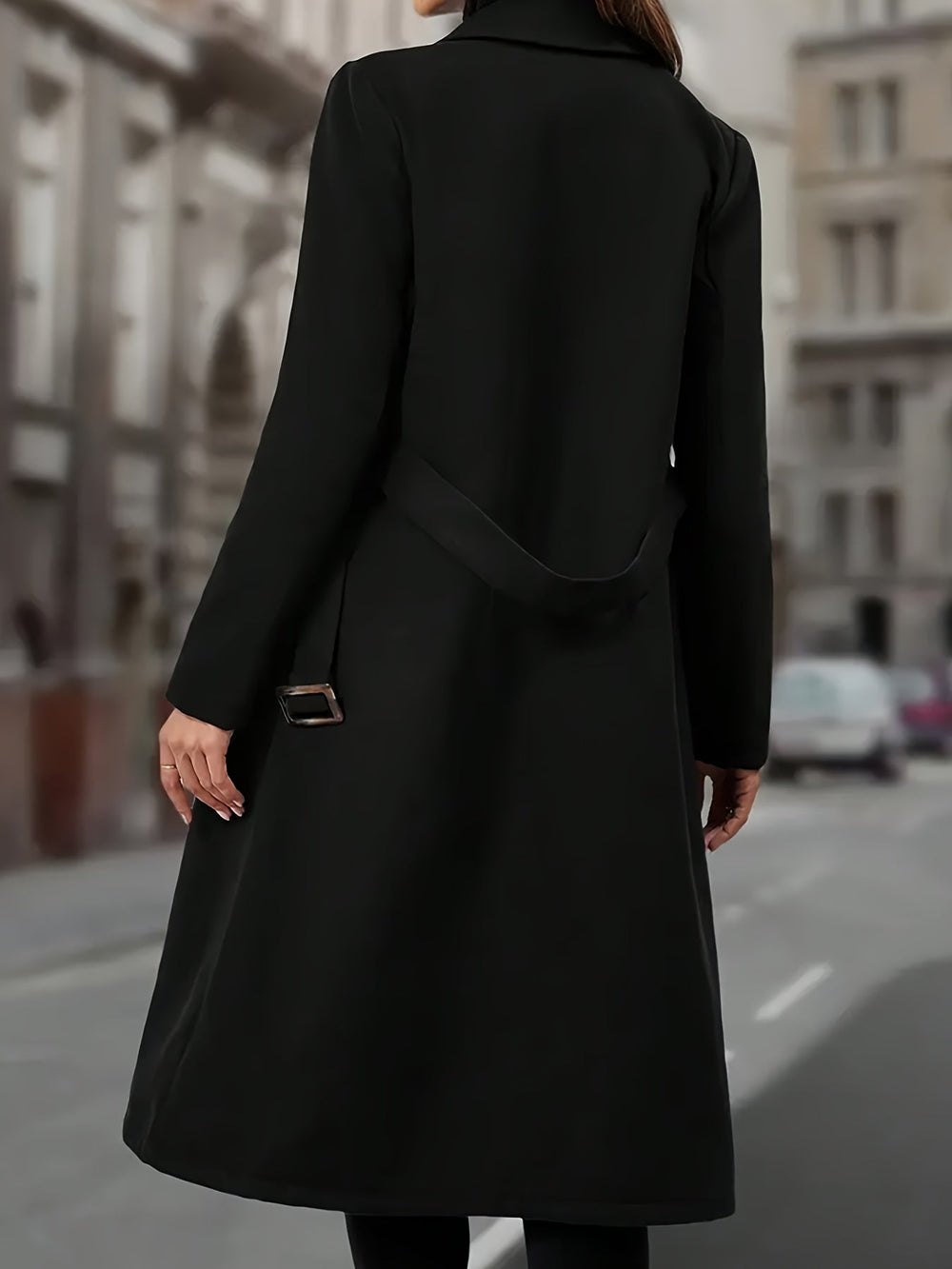 Double-Breasted Long Coat