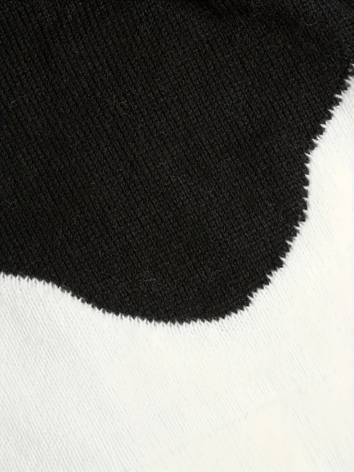 Color-Block Hooded Pullover