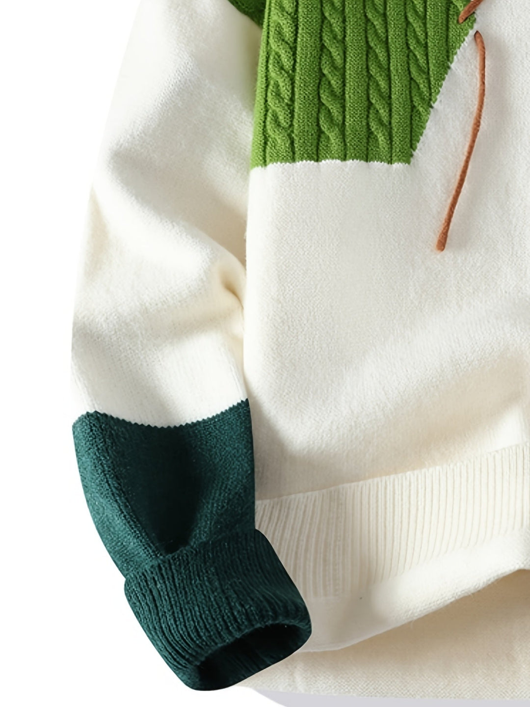 Color-Block Knit Sweater