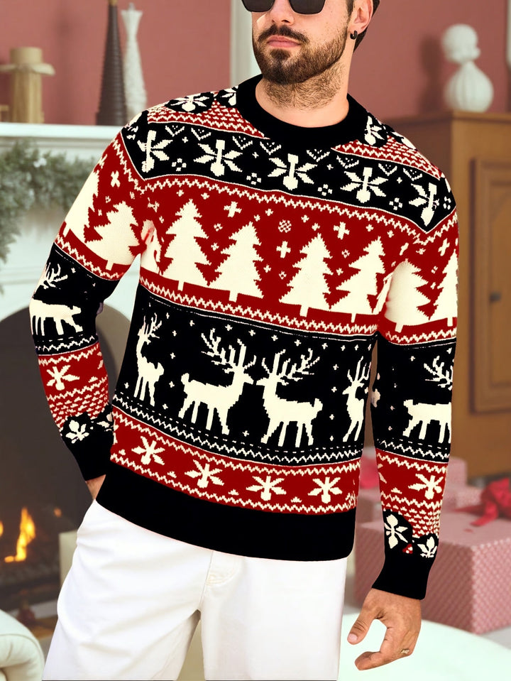 Festive Holiday Knit Sweater