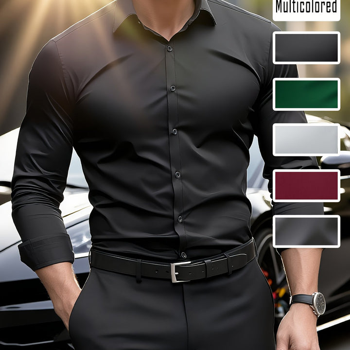Refined Long-Sleeve Dress Shirt