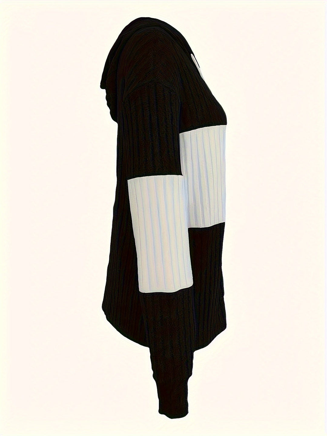 Cozy Color-Block Zip-Up Hoodie