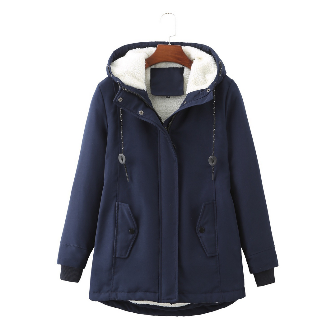 Cozy Hooded Cold-Weather Coat