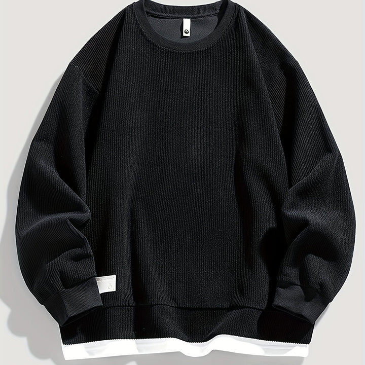 Layered Crewneck Sweatshirt
