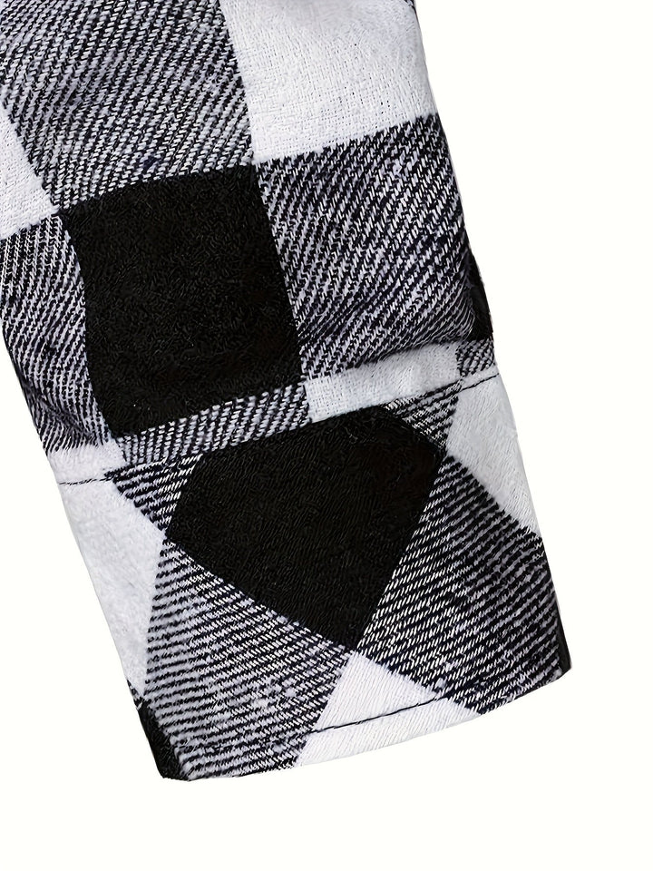 Half-Zip Contrast Shirt