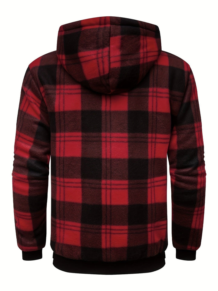 Cozy Hooded Zip-Up Jacket