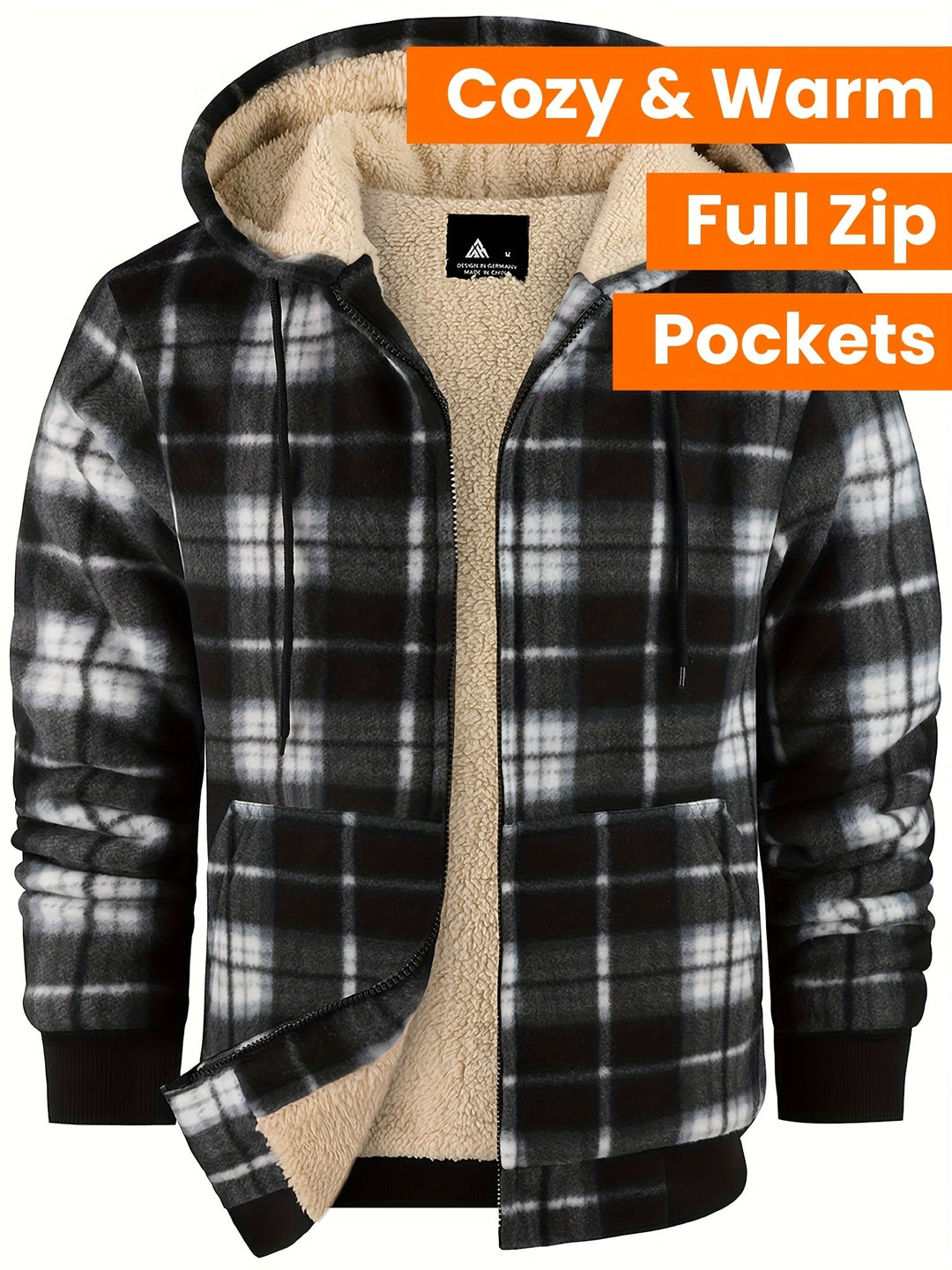 Cozy Hooded Zip-Up Jacket