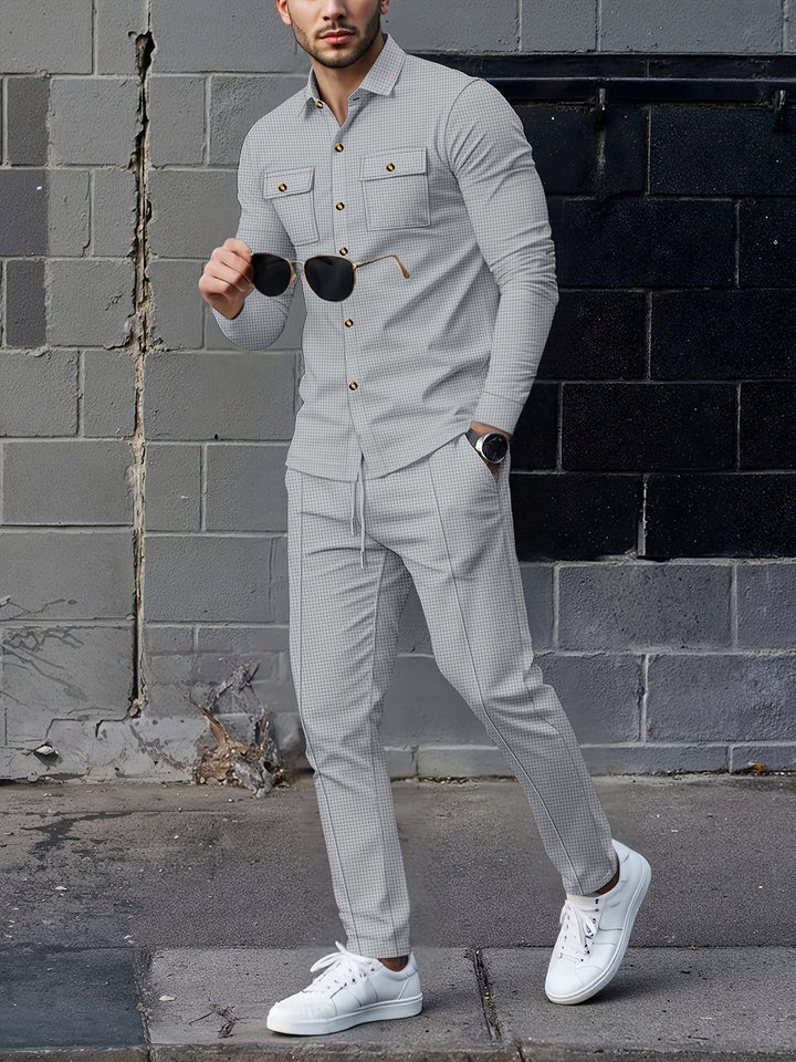 Refined Casual Two-Piece Set
