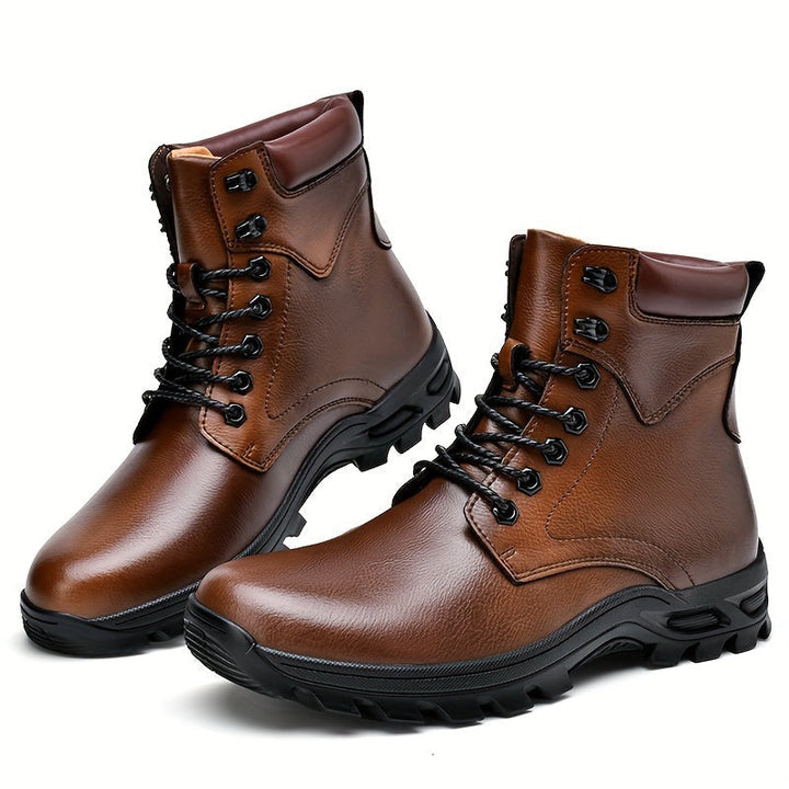 Rugged Lace-Up Boots