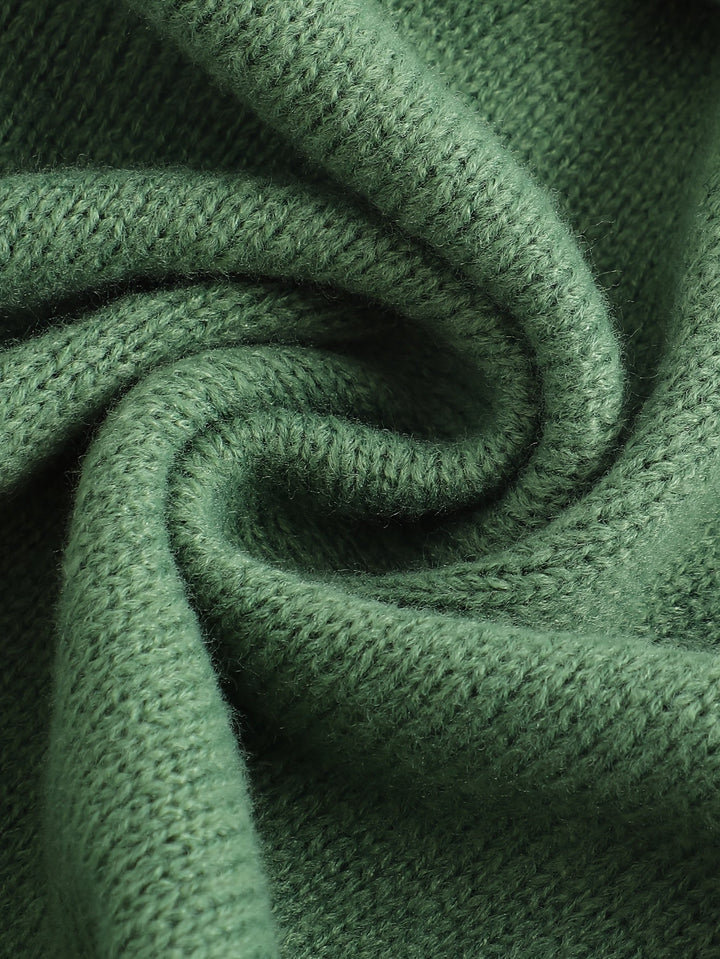 Cable-Knit V-Neck Sweater Vest
