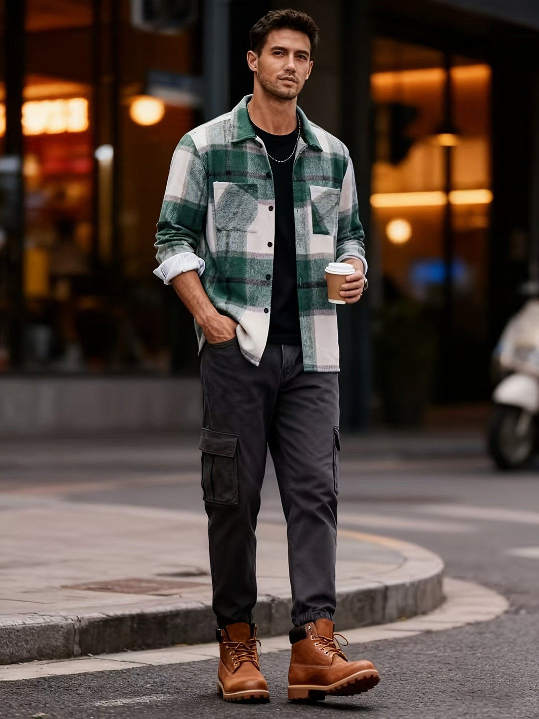 Rugged Check Overshirt