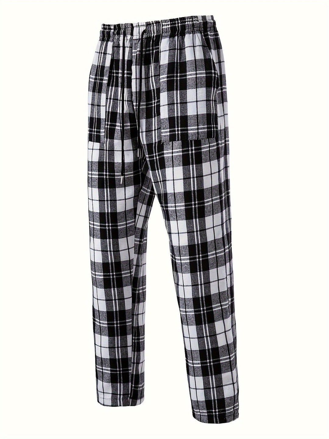 Relaxed Plaid Lounge Pants