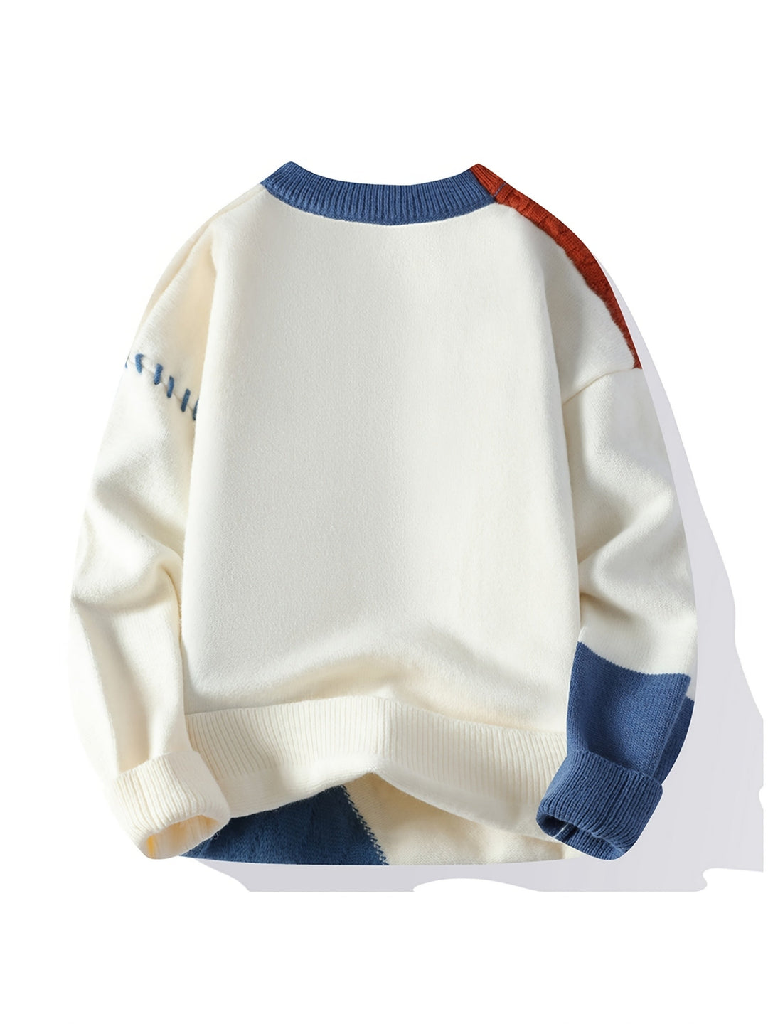 Color-Block Knit Sweater