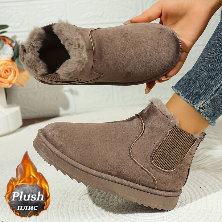 Cozy Platform Ankle Boots