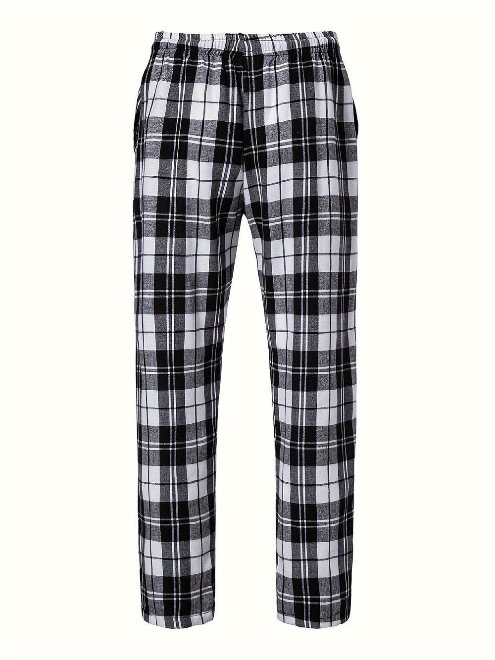 Relaxed Plaid Lounge Pants