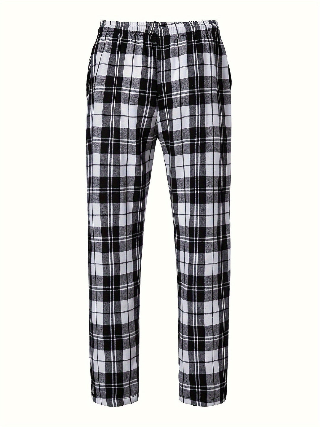 Relaxed Plaid Lounge Pants