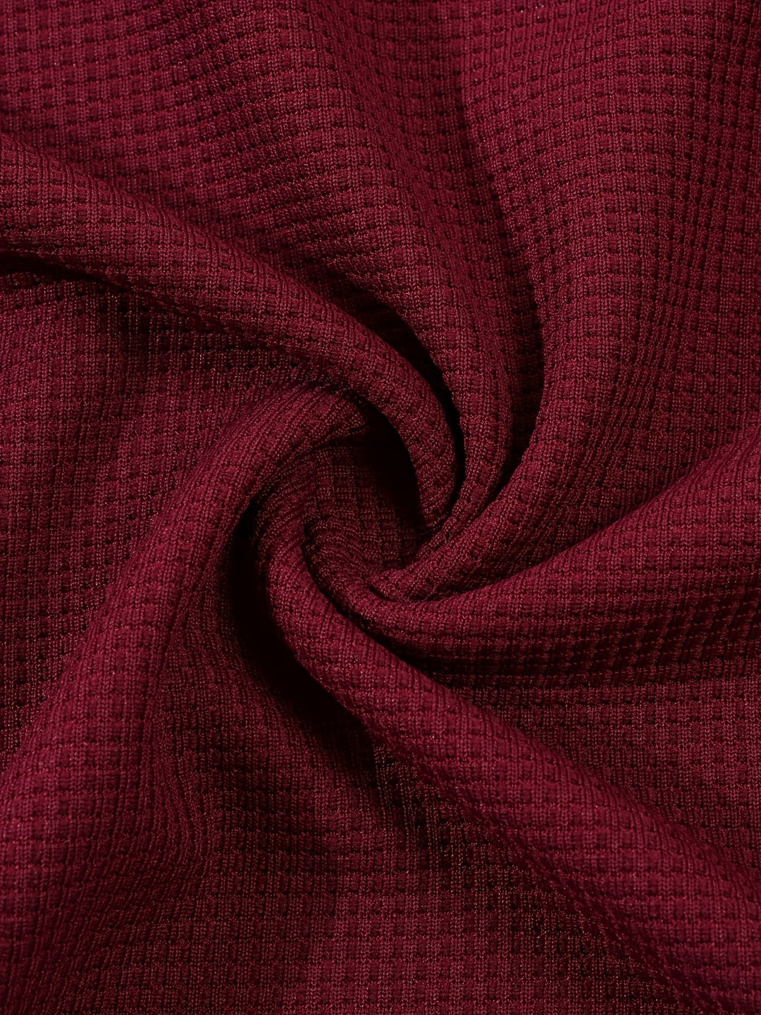 Textured Long Sleeve Henley Shirt