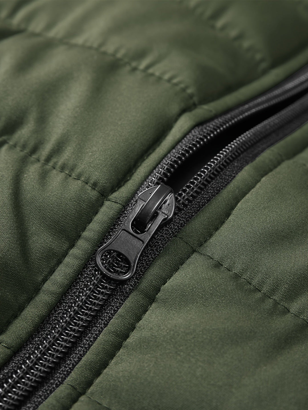 Quilted Stand-Collar Vest