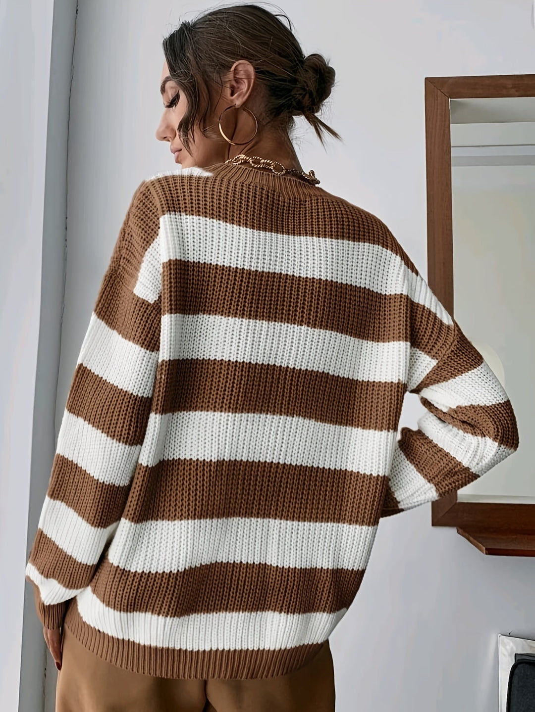 Relaxed Striped Sweater