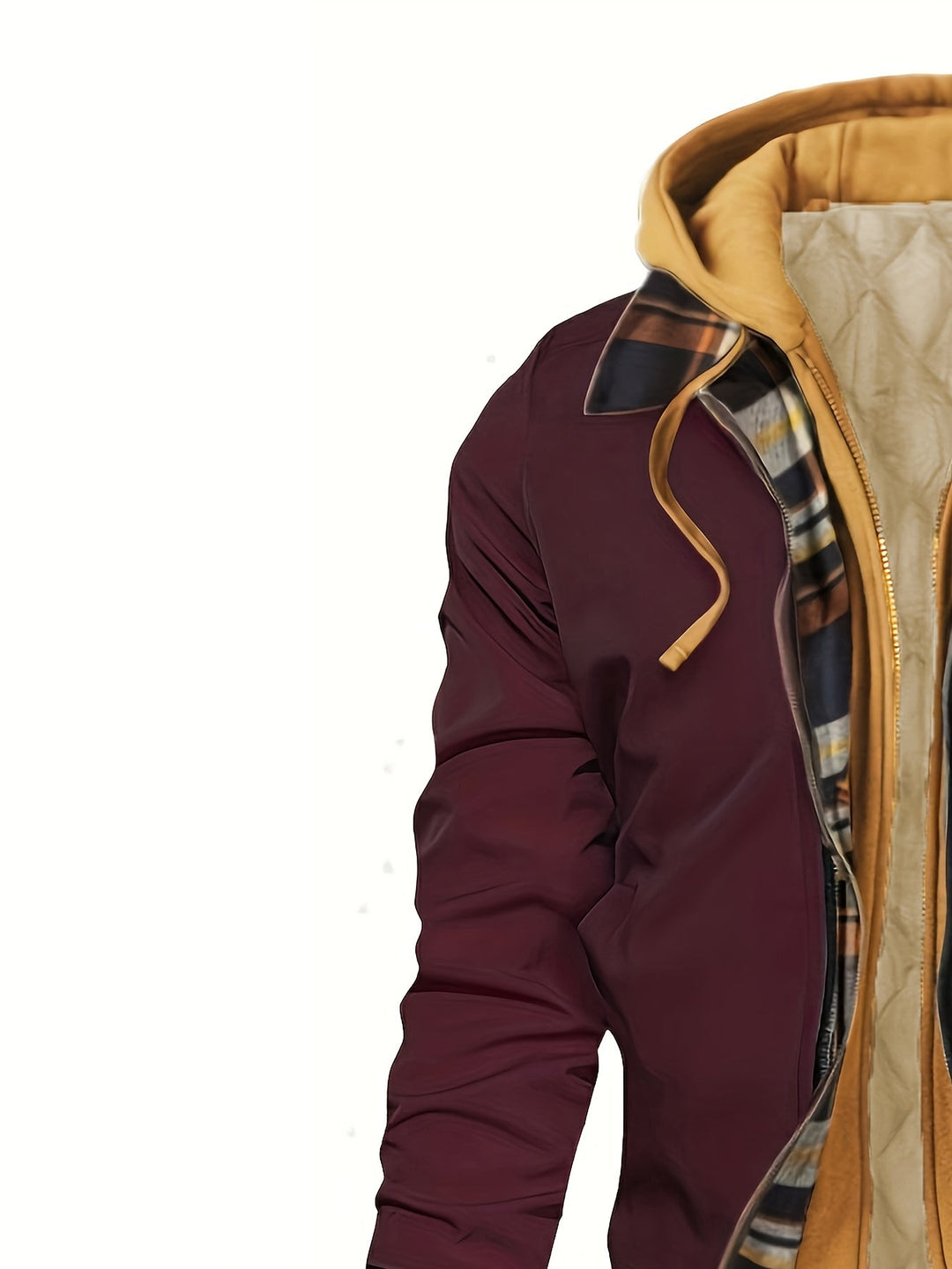 Hooded Warm-Lined Zip Jacket