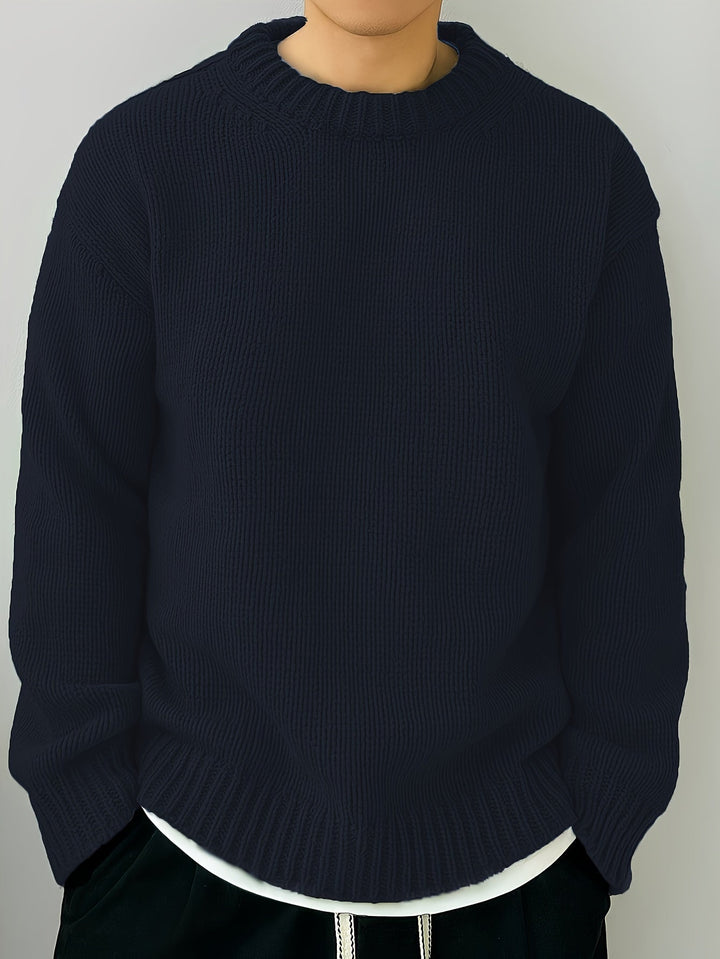 Relaxed Drop-Shoulder Sweater