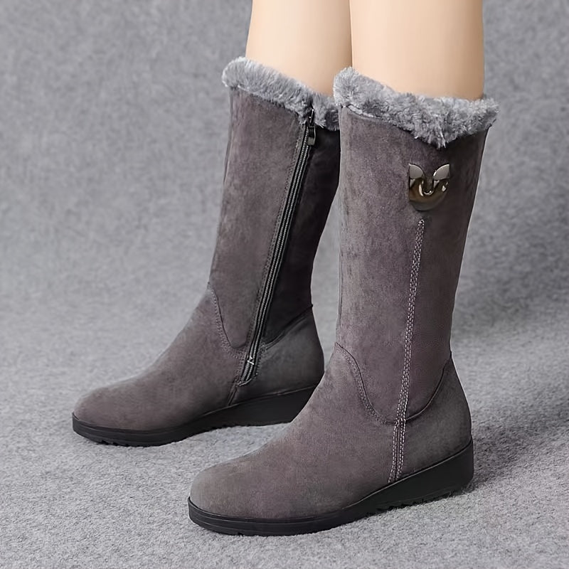 Cozy Cuffed Winter Boots