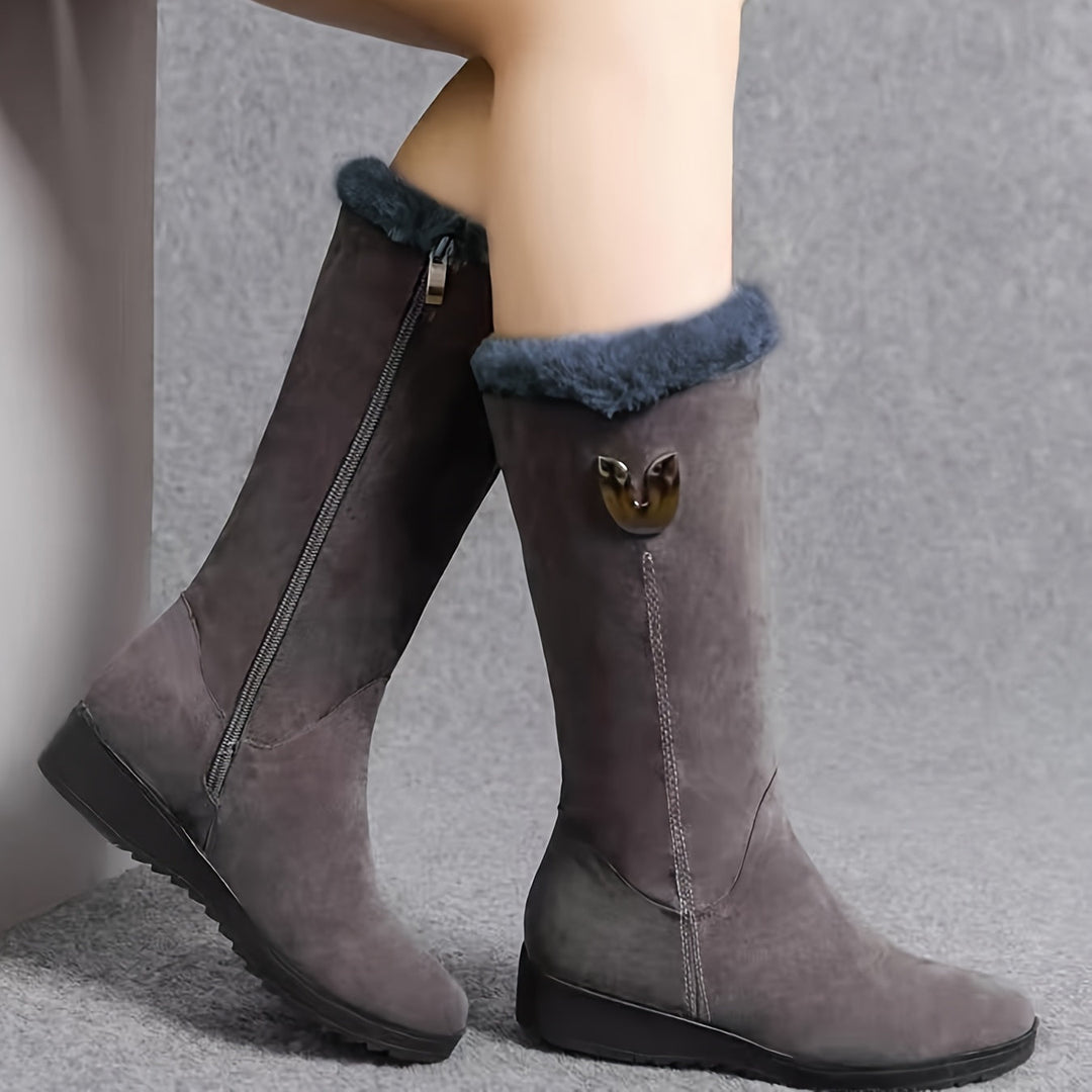 Cozy Cuffed Winter Boots