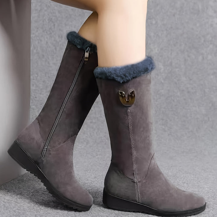 Cozy Cuffed Winter Boots