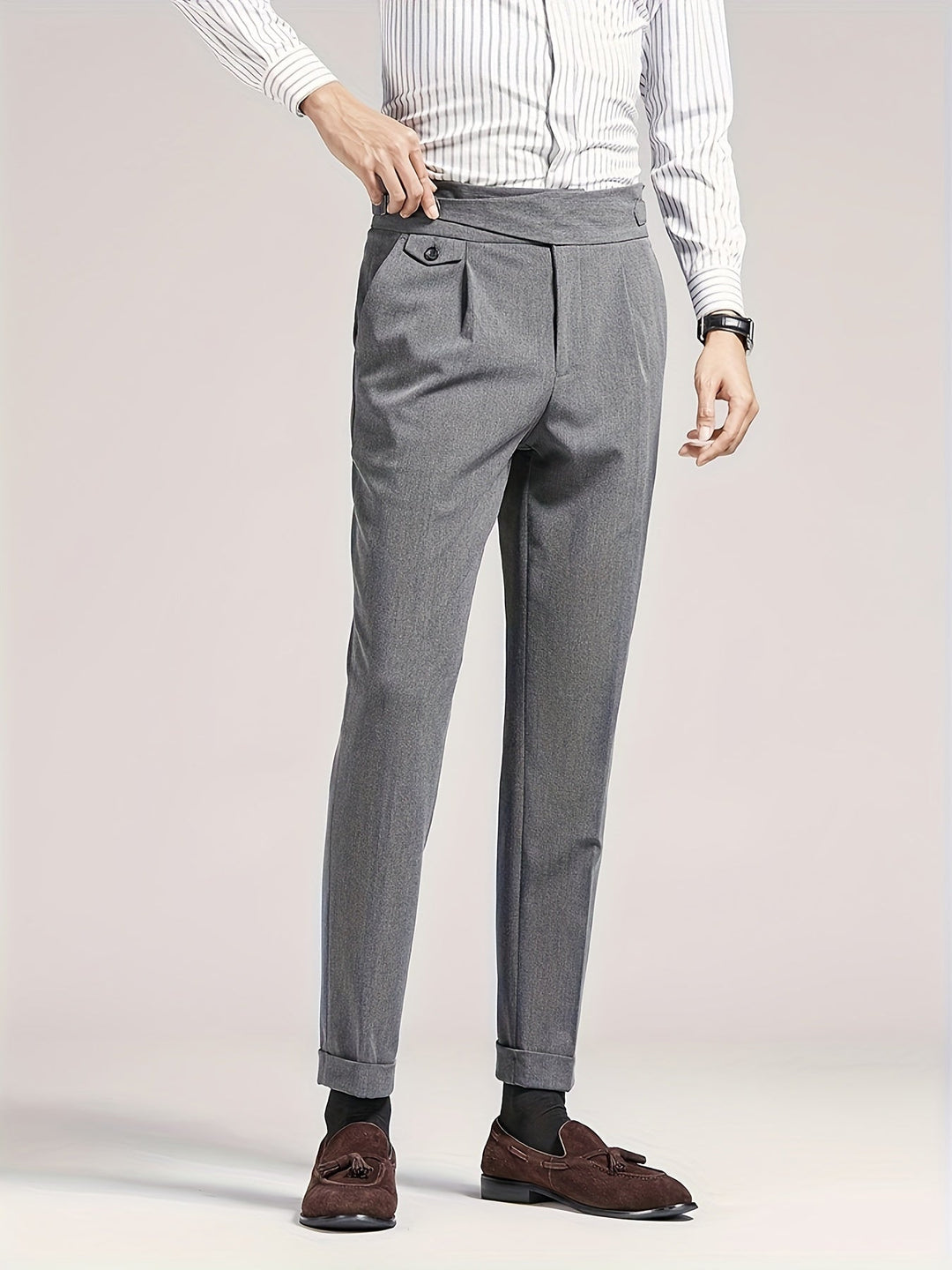 Tailored Pleated Pants