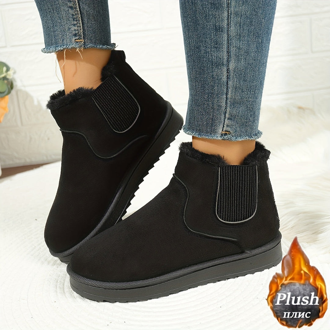 Cozy Platform Ankle Boots