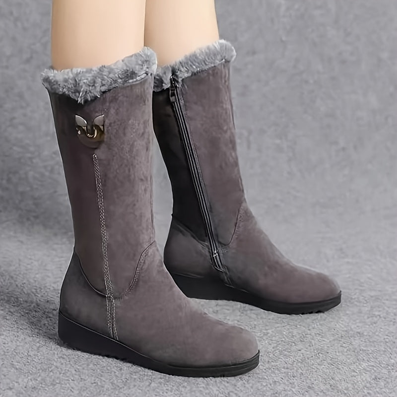 Cozy Cuffed Winter Boots