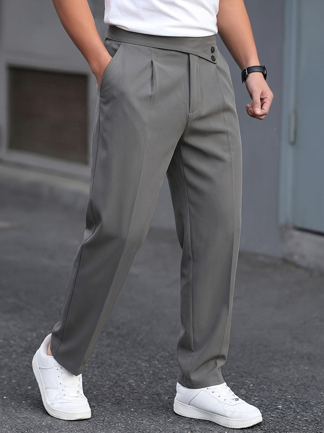 Tailored Pleated Pants