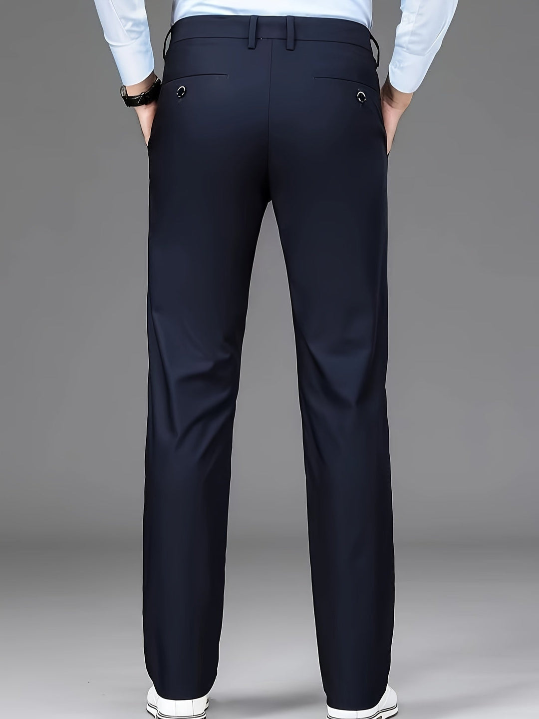Tailored Straight-Leg Pants