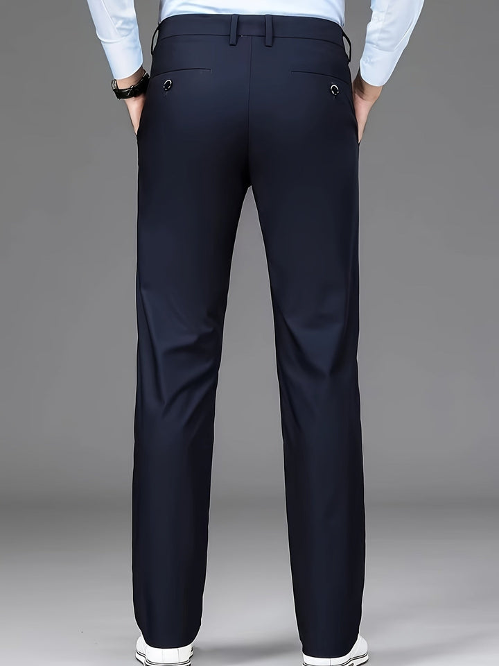 Tailored Straight-Leg Pants