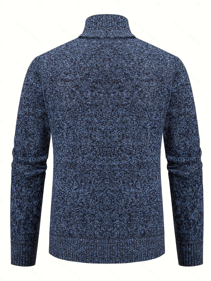 Textured Full-Zip Cardigan