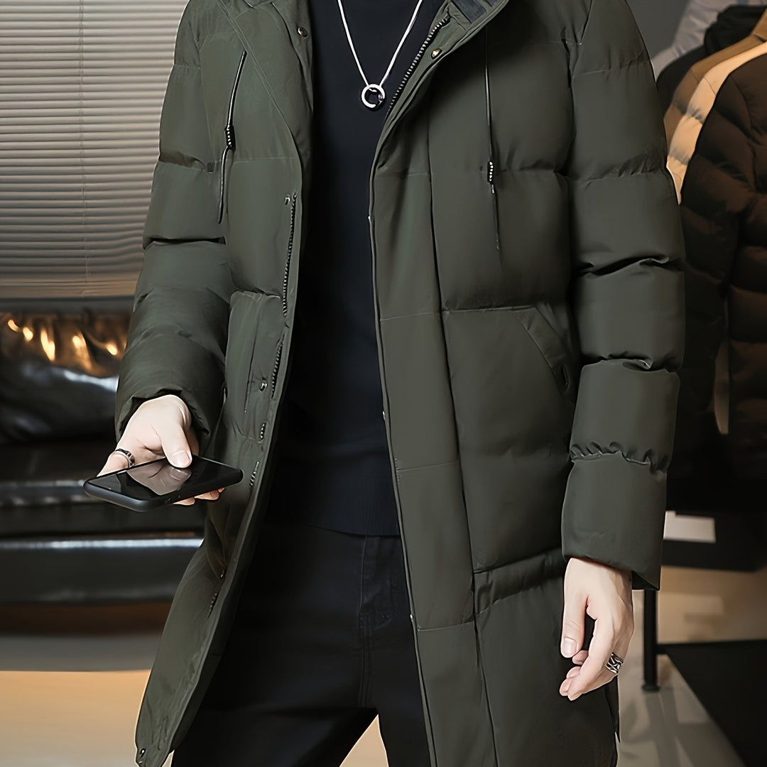 Hooded Longline Puffer Coat