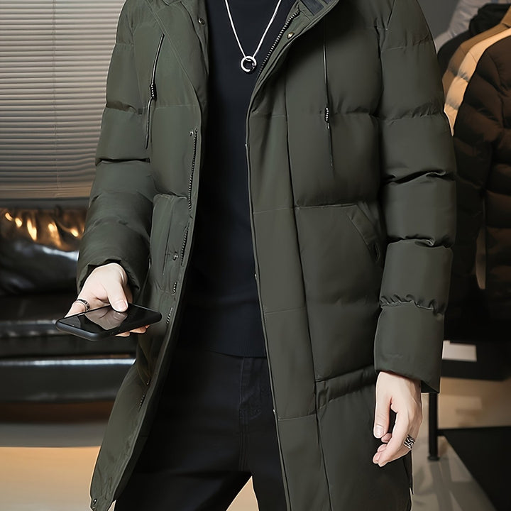 Hooded Longline Puffer Coat