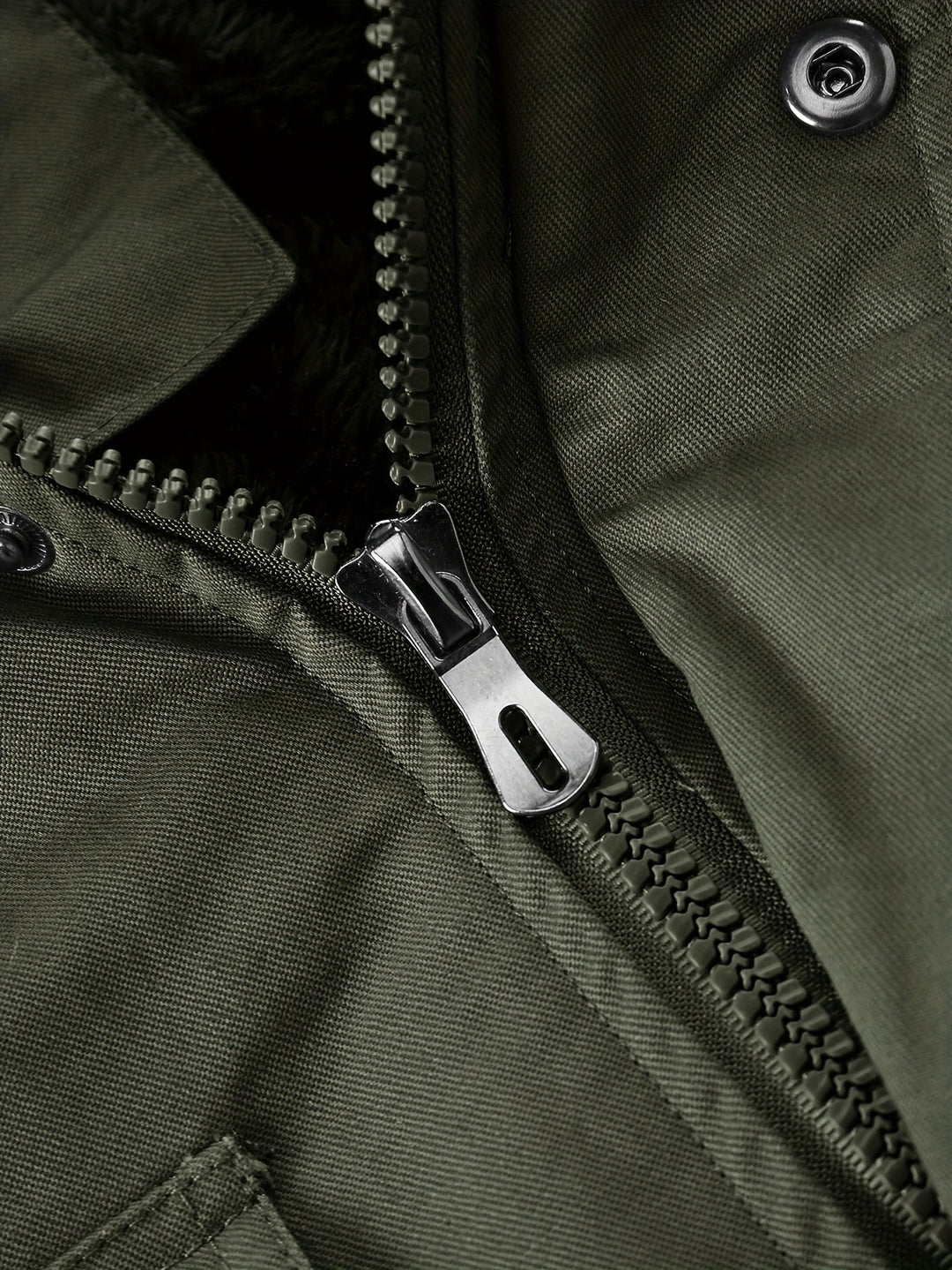 Rugged Mid-Length Hooded Jacket
