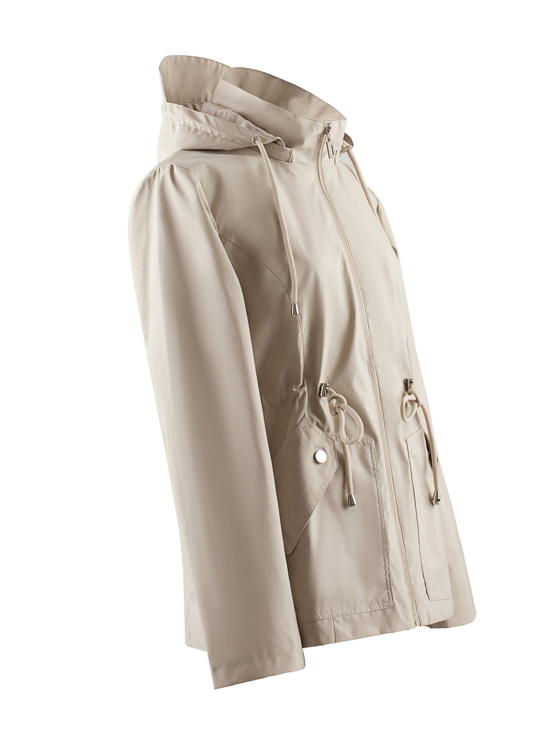 Hooded Drawstring Jacket