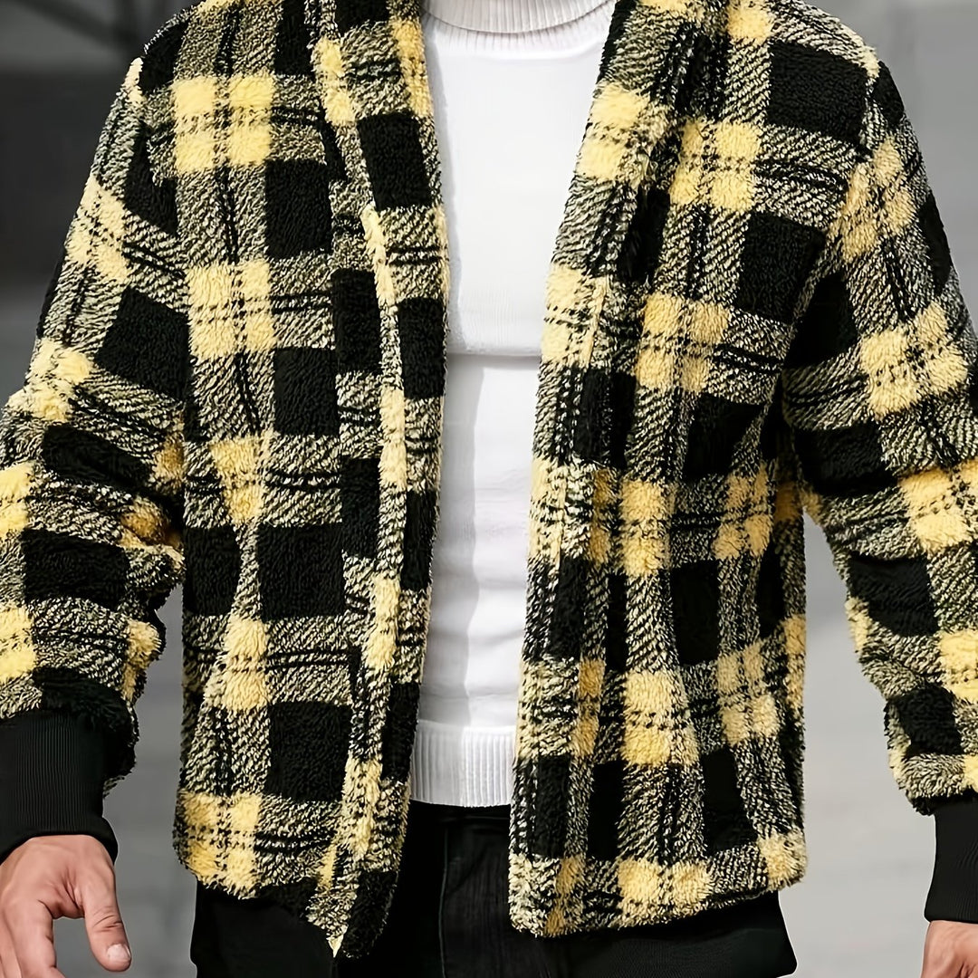 Checked Relaxed Fit Jacket