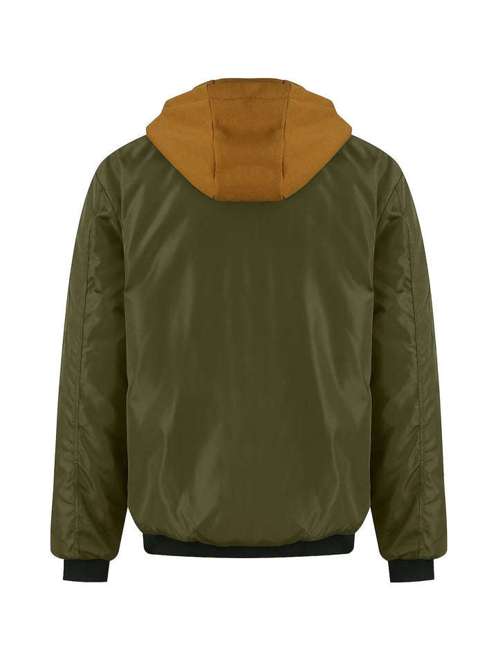 Hooded Warm-Lined Zip Jacket