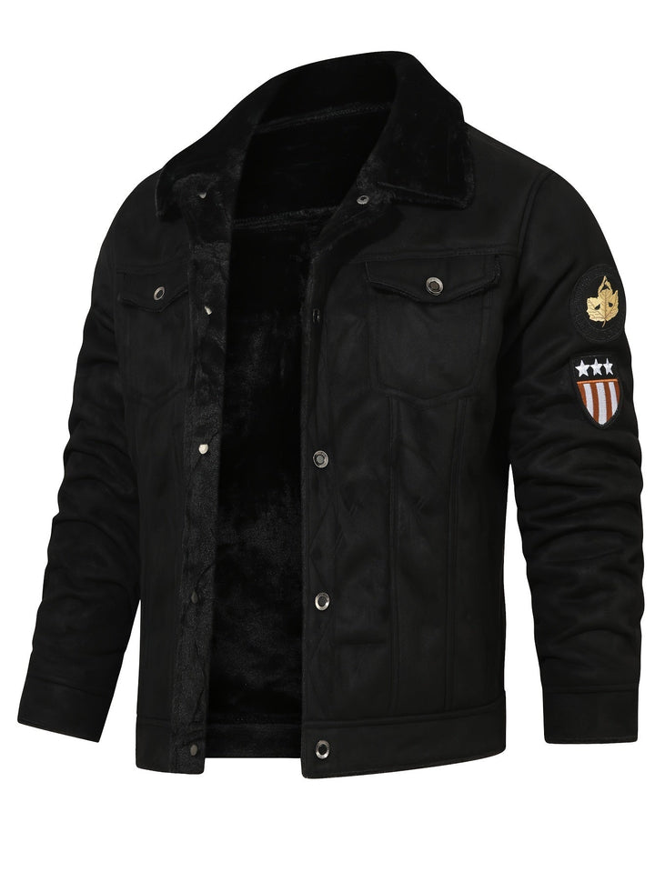 Fleece-Lined Trucker Jacket