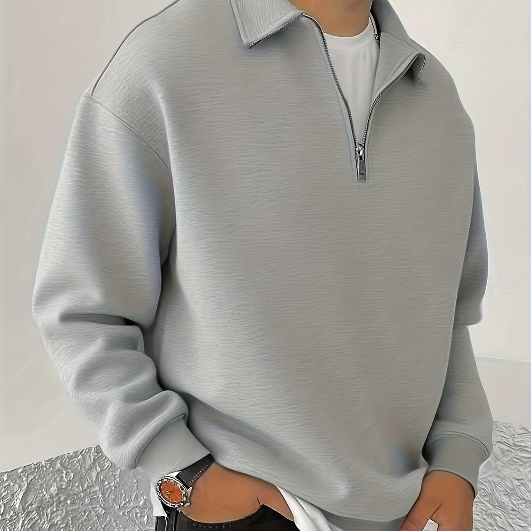 Cozy Half-Zip Sweatshirt