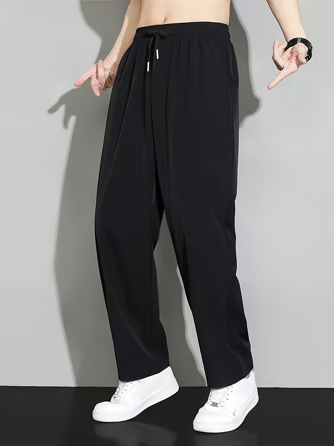 Relaxed Straight-Leg Pants
