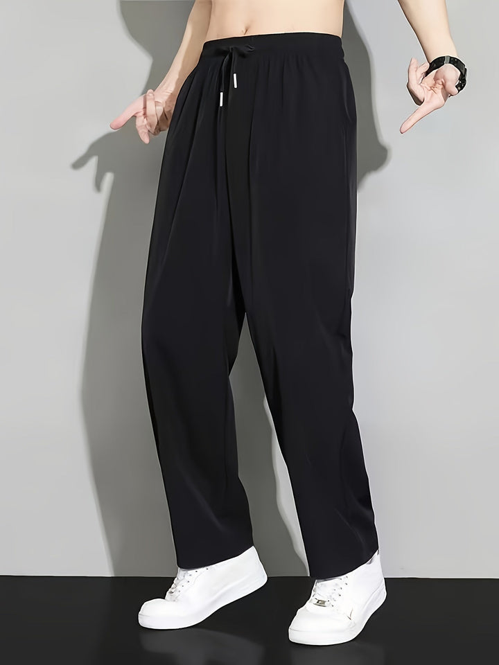 Relaxed Straight-Leg Pants