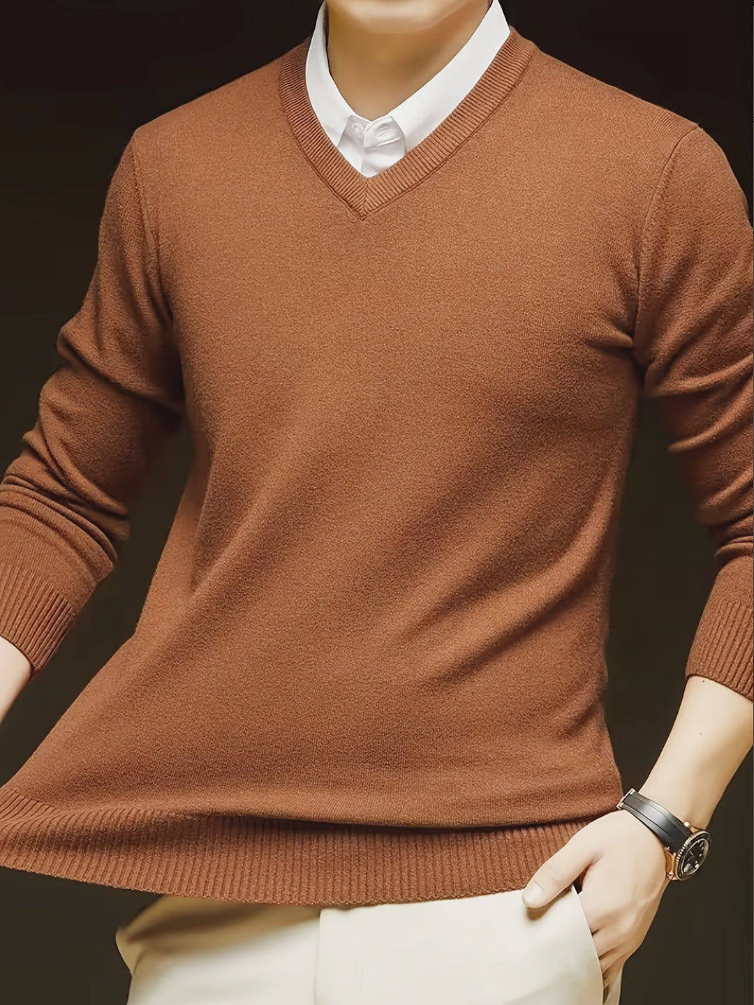 Classic V-Neck Sweater