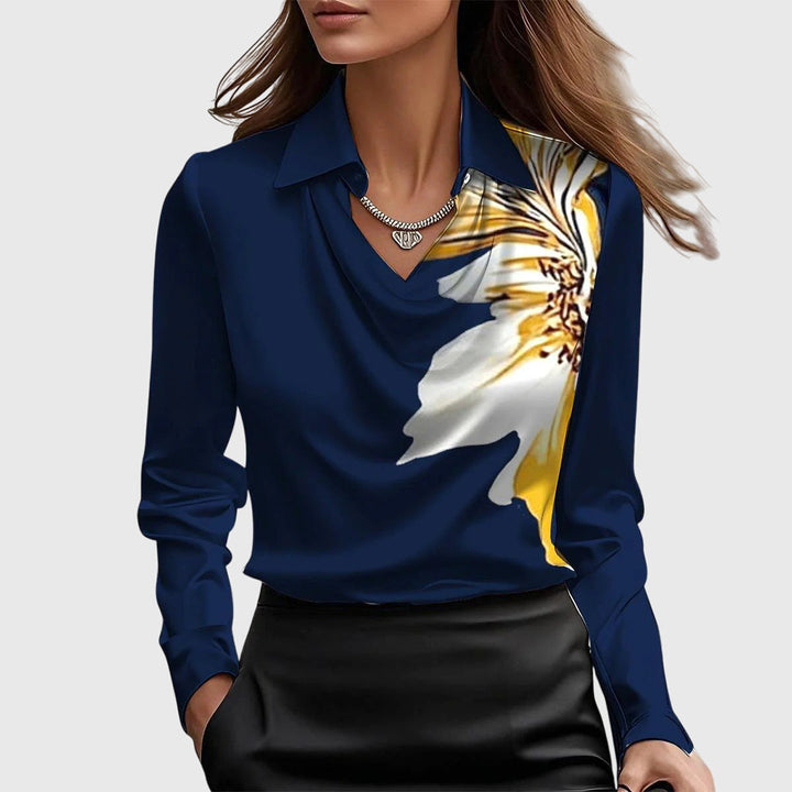 Draped Elegant Blouse